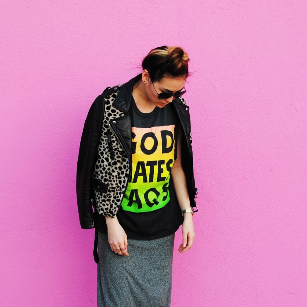 UNIF God Hates FAQs Tee, Sz S SUPER RARE